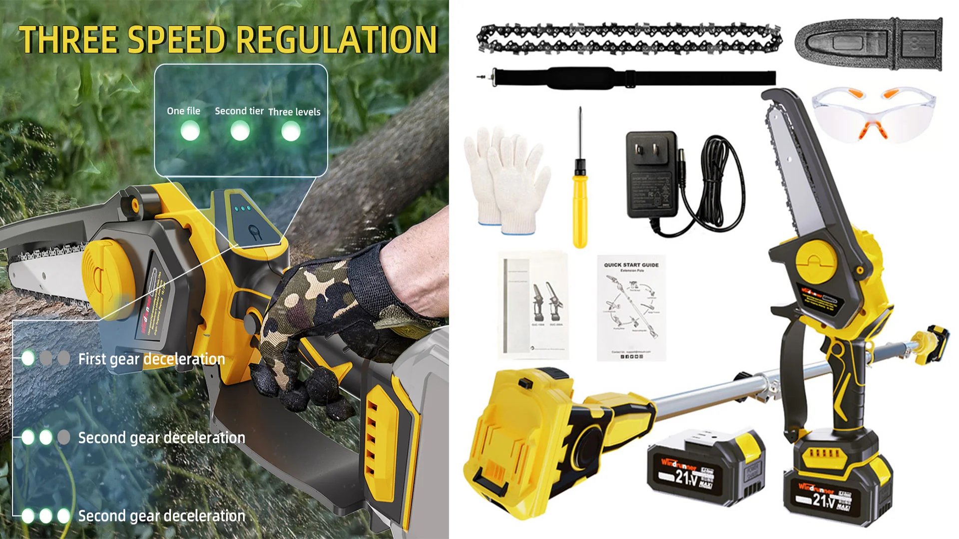 Cordless chainsaw product range for wholesale and OEM buyers
